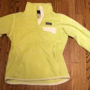 lightly used yellow patagonia jacket